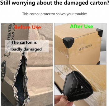  Plastic Packaging Corner Protectors  Used for Anti-collision Right Angles in Cardboard Box Packaging	