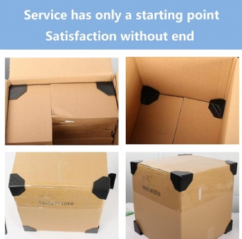  Plastic Packaging Corner Protectors  Used for Anti-collision Right Angles in Cardboard Box Packaging	