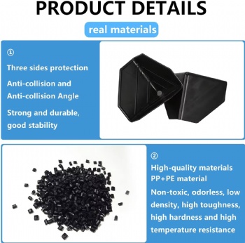  Plastic Packaging Corner Protectors  Used for Anti-collision Right Angles in Cardboard Box Packaging	