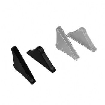 Glass Corner Protector Black Plastic Corner Protector With Anti-collision Edge Glass Mirror Corner Protectors