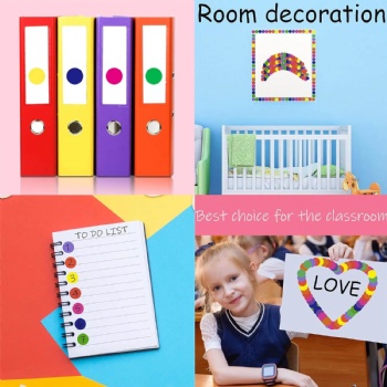  Colored Dot Stickers Dot Labels Color Stickers	