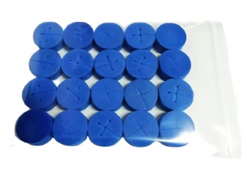  Cloner Collars, Plant Cloning Collars for Aeroponic Cloners and Fit Inside 2 Inch Net Cups in Hydroponic Systems Blue Color 50 P	