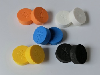  Multi Size  Premium Neoprene Inserts Cloning Collars of Advanced Spoke Design for Plant Growing Hydroponic System	