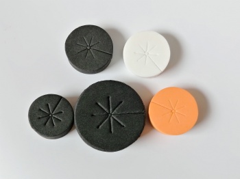  Multi Size  Premium Neoprene Inserts Cloning Collars of Advanced Spoke Design for Plant Growing Hydroponic System	