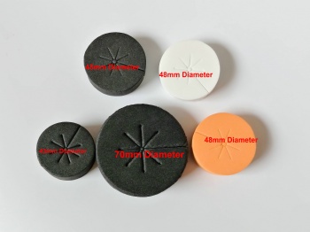  Multi Size  Premium Neoprene Inserts Cloning Collars of Advanced Spoke Design for Plant Growing Hydroponic System	
