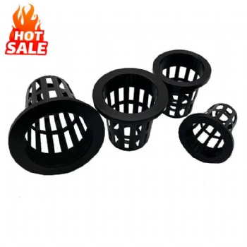 Hydroponic Plastic Net Pot  2 Inch 3 Inch 5 Inch Etc  in Black and White	