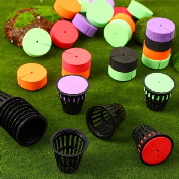  Garden Foam Clone Collar  and Hydroponic Net Cup Suitable for Indoor or Outdoor Hydroponic Planting and DIY Planting	