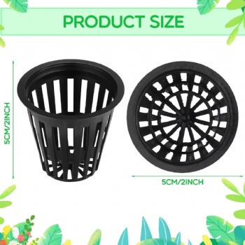  Garden Foam Clone Collar  and Hydroponic Net Cup Suitable for Indoor or Outdoor Hydroponic Planting and DIY Planting	