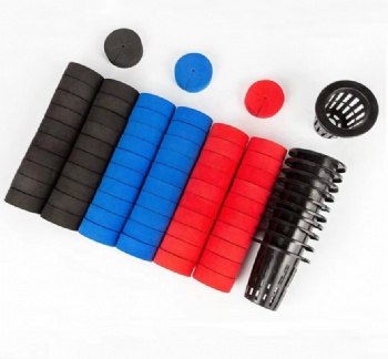  60-Piece Cloning Collar Inserts 10-Pack 2 Inch Net Pots Mixed Colors Premium Grade PE Foam for Garden Clone Compatible 2 Inch	