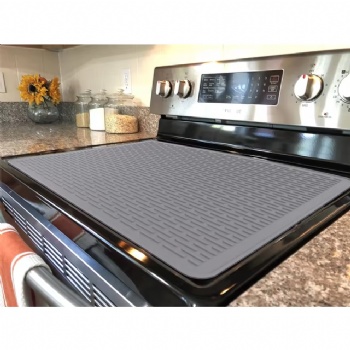  New Cross Border 28* 20inch Large Silicone Stove Mat Silicone Drain Mat Suitable for Kitchen Sink Mat, Bowl and Dish Drying	