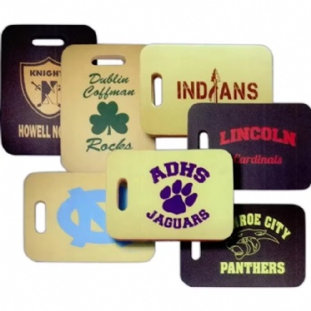  Custom Closed Cell Foam EVA Printed Rectangular Promotional Stadium Seat Cushion for Promotional Sports Products	