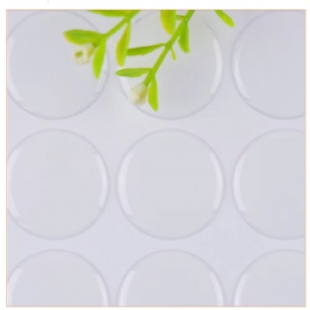  Custom Size 3D Label Stickers Self-Adhesive and Transparent Epoxy Glue with Customized Logo and Cutting Service	
