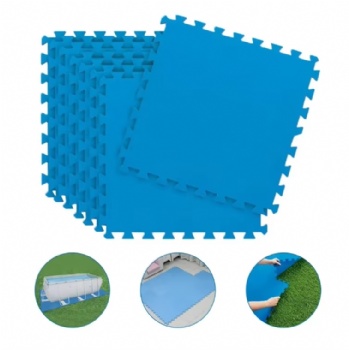  Swimming Pool Ground Floor Protector EVA Foam Mat Anti Slip Resistance Base 50x50cm	