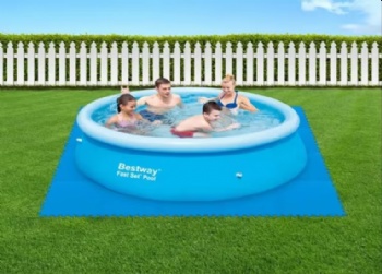  Swimming Pool Ground Floor Protector EVA Foam Mat Anti Slip Resistance Base 50x50cm	